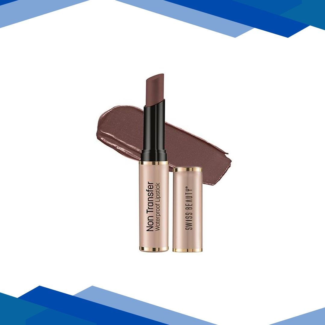 Swiss Beauty Non-Transfer Waterproof Lipstick Shade- Spice Nude 3 gm