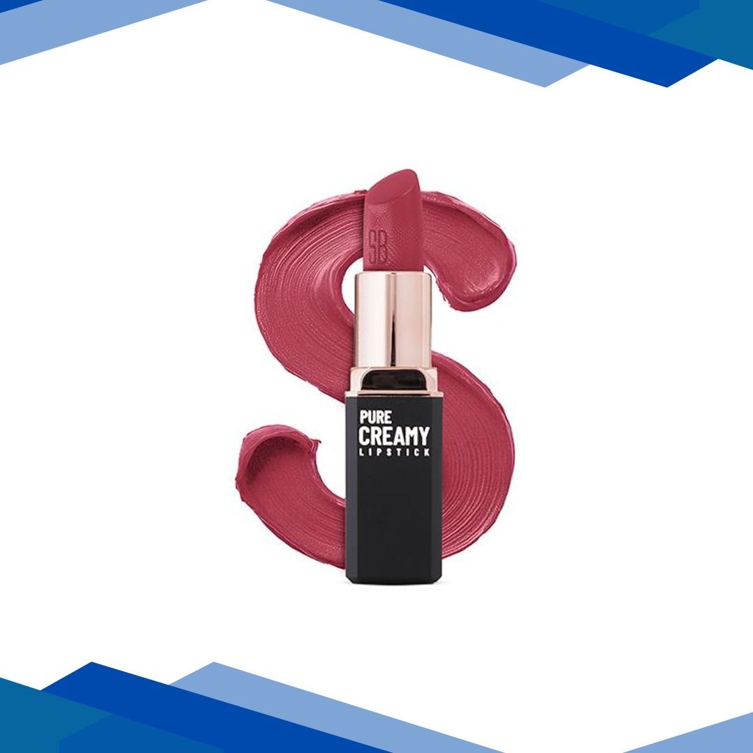 Swiss Beauty Pure Creamy Lipstick – Elegant Pink 4 g