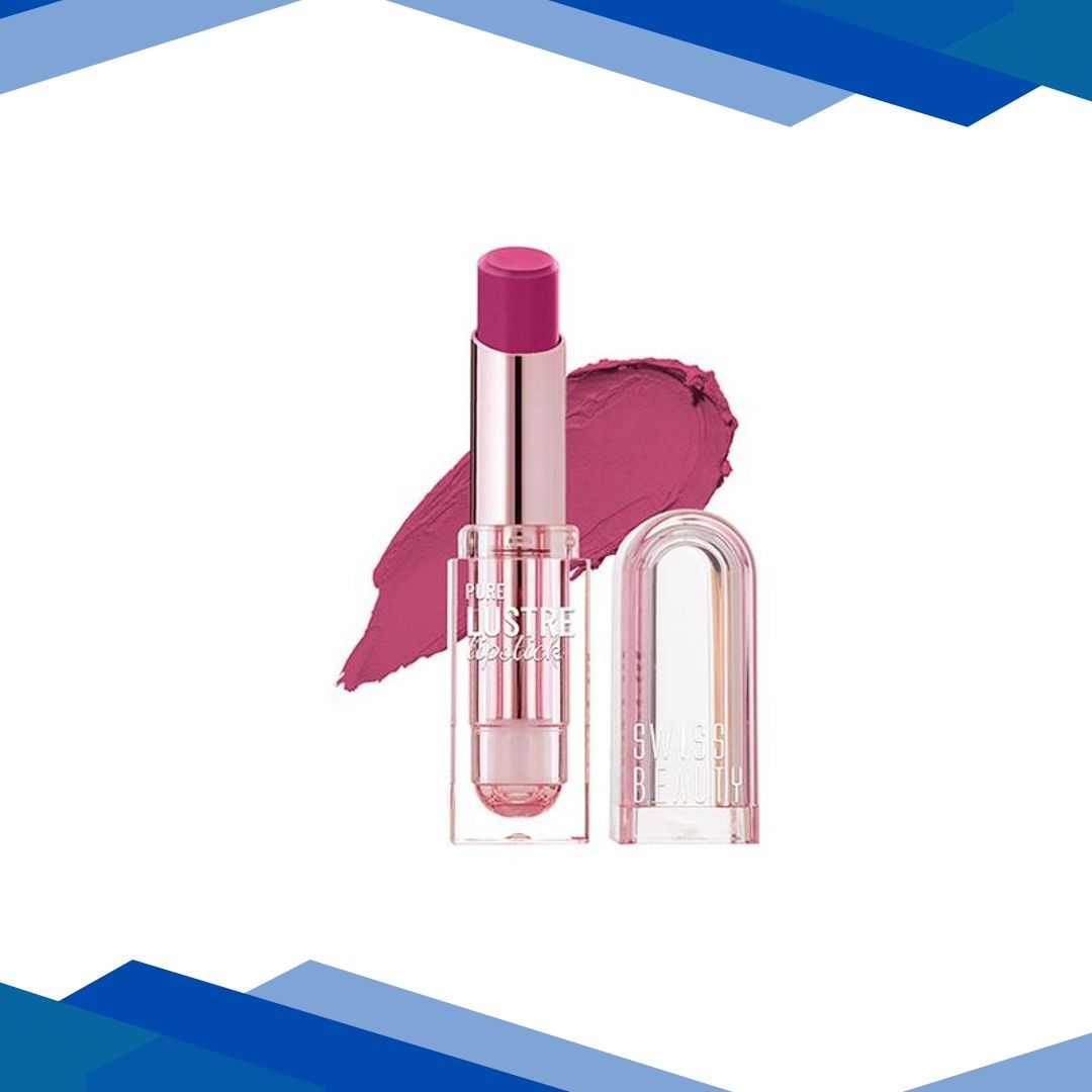 Swiss Beauty Pure Lustre Lipstick -Bleached Pink 3.8 g