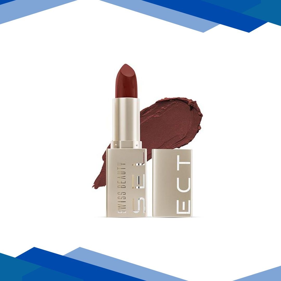 Swiss Beauty Select Creme Touch Lipstick Brave Brown 3 g