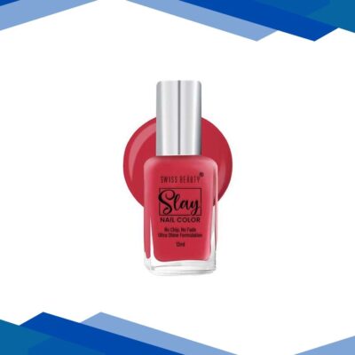 Swiss Beauty Slay Nail Color, Shade – Cherry Pink 13 gm