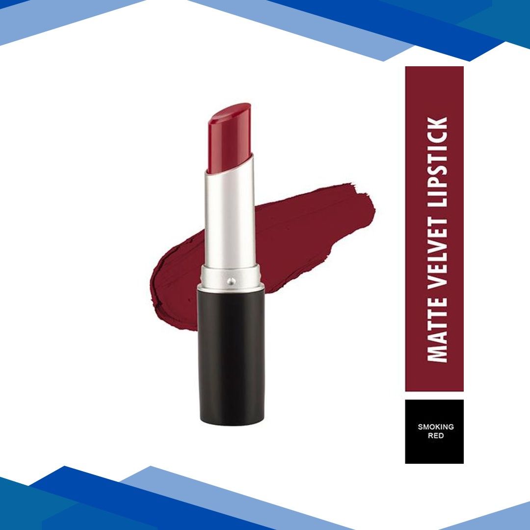 Swiss Beauty Smooth Velvet Matte Lipstick – (Smoking Red) 3.2 gm