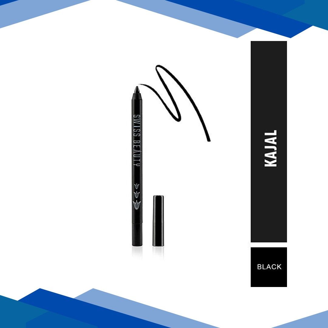 Swiss Beauty Soft Kohl Kajal – (Black) 1.8 gm