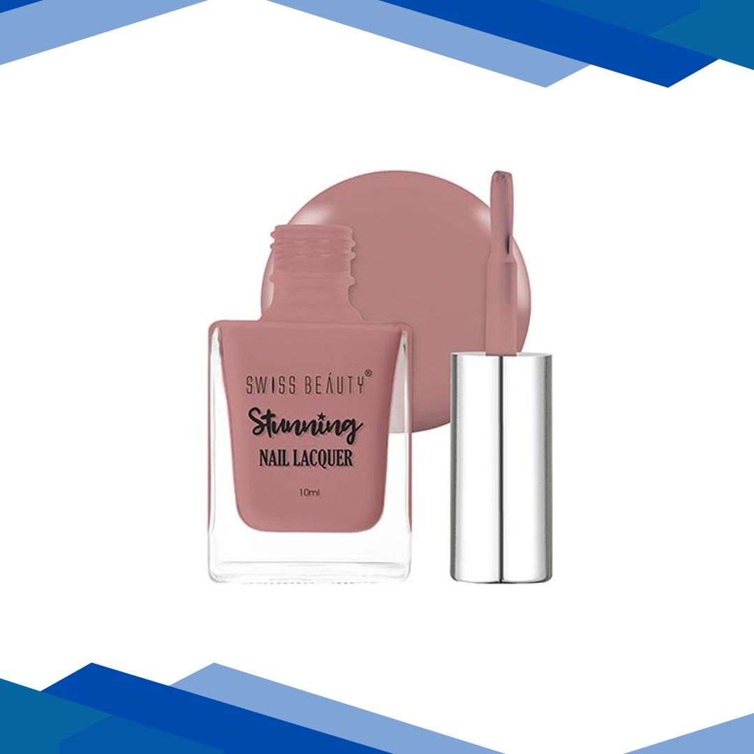 Swiss Beauty Stunning Nail Lacquer Shade – F1037342 – Barefoot Mauve 10 gm