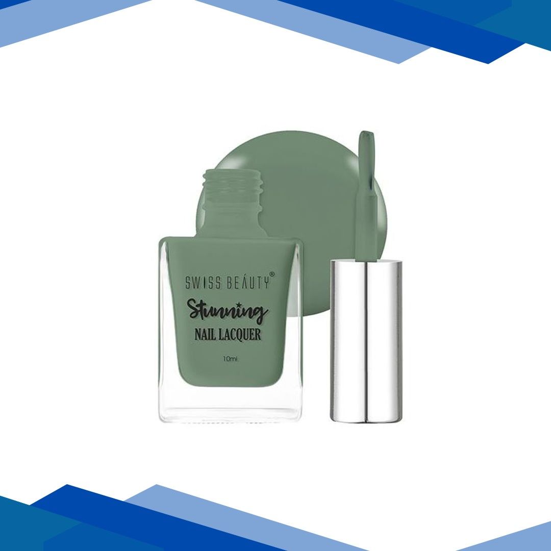 Swiss Beauty Stunning Nail Lacquer Shade – F1037372 – Crocodile Green 10 gm