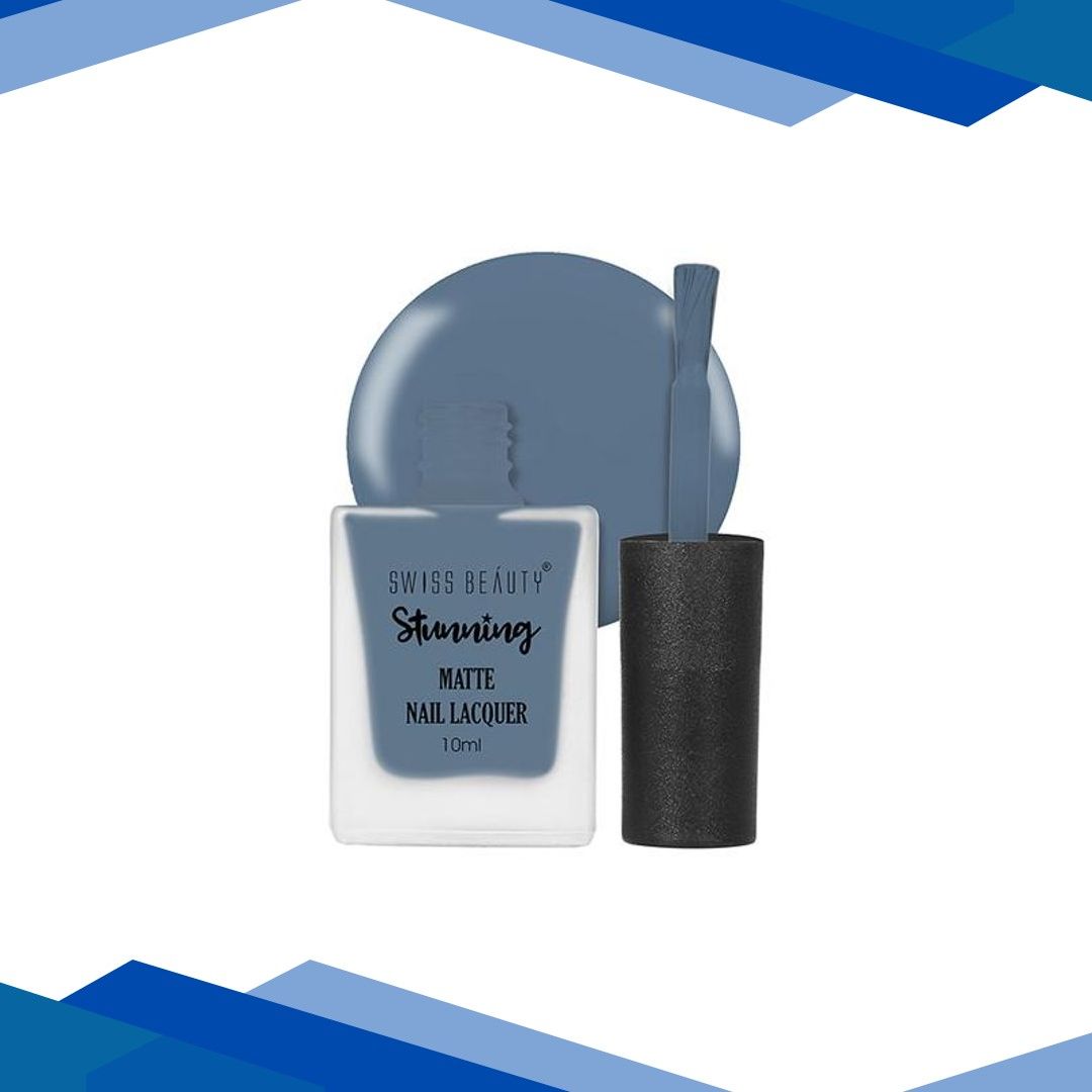 Swiss Beauty Stunning Nail Lacquer Shade – Sea Sky 10 gm