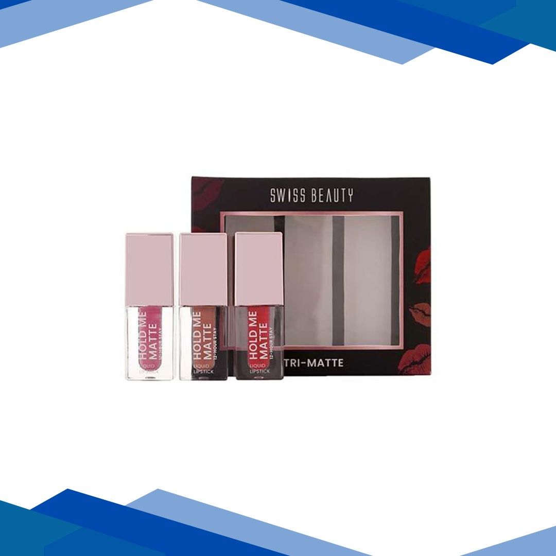 Swiss Beauty Tri-Matte Lipstick 4.5 ml