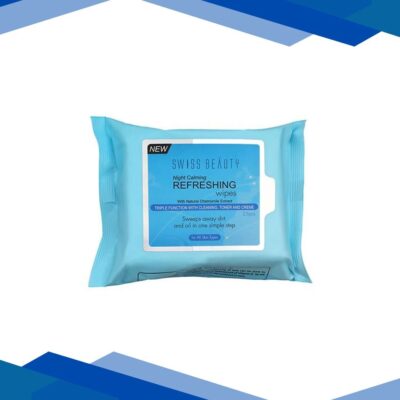 Swiss Beauty Wet Face Cleansing Wipes Shade- Natural Chamomile 25 gm