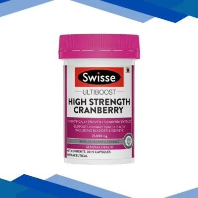 Swisse Ultiboost High Strength Cranberry Capsule 30’s