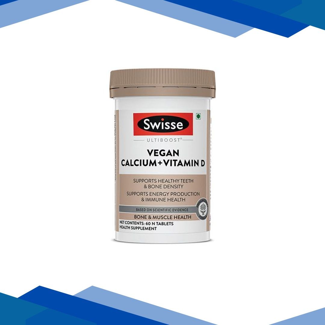 Swisse Ultiboost Vegan Calcium + Vitamin-D Tablet 60’s