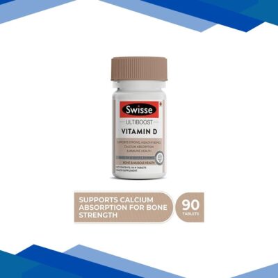 Swisse Ultiboost Vitamin D Bone & Muscle Health Tablets 90’s
