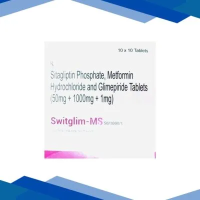 SWITGLIM MS 50/1000/1 Tablet 10’s
