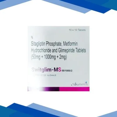 SWITGLIM MS 50/1000/2 Tablet 10’s