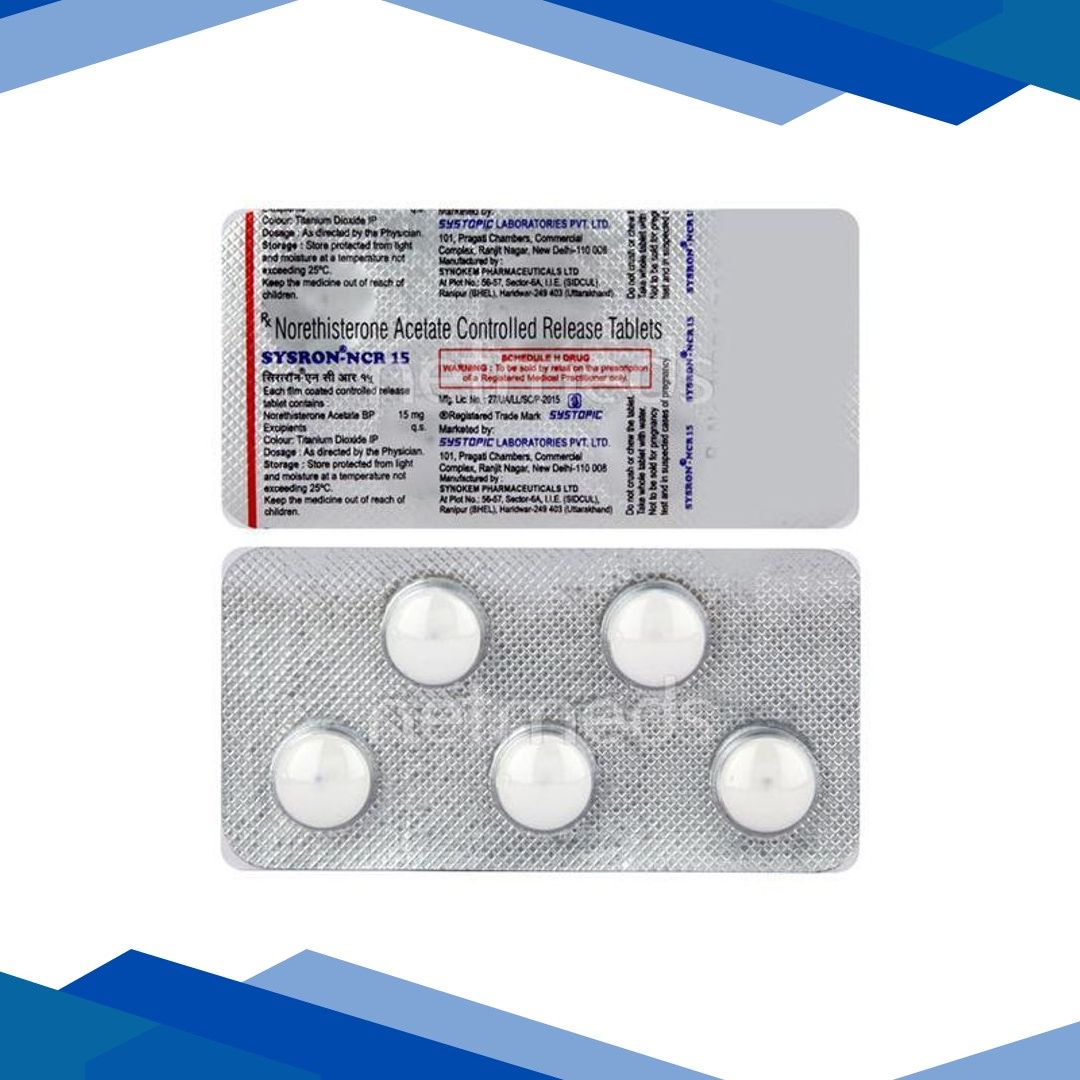 Sysron Ncr 15mg Tablet 5’S
