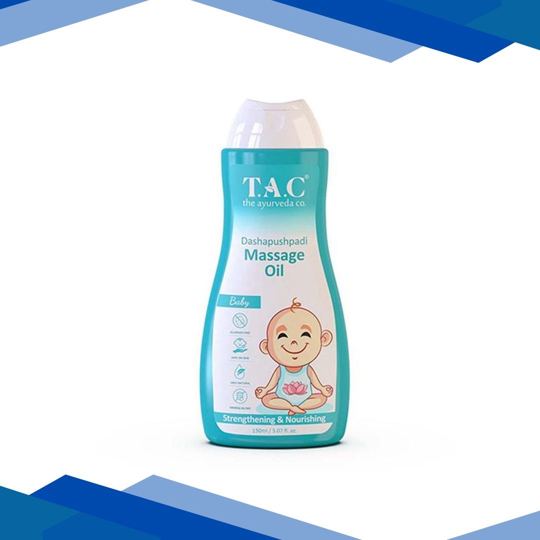 T.A.C – The Ayurveda Co. Dashapushpadi Massage Oil with 10 Sacred Flowers Strengthening & Nourishing 150 ml