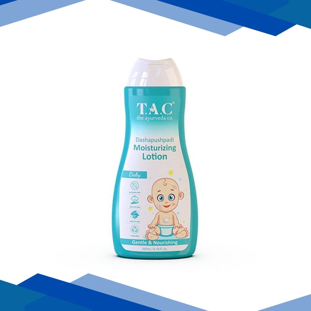 T.A.C – The Ayurveda Co. Dashapushpadi Moisturizing Lotion with 10 Sacred Flowers Gentle & Nourishing 200 ml