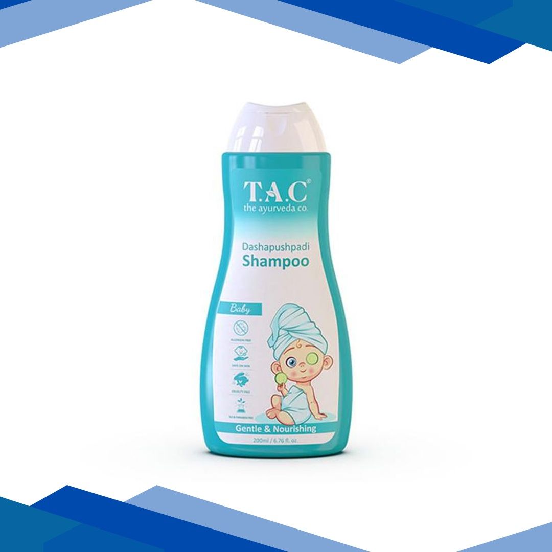T.A.C - The Ayurveda Co. Dashapushpadi Shampoo with 10 Sacred Flowers Gentle & Nourishing 200 ml