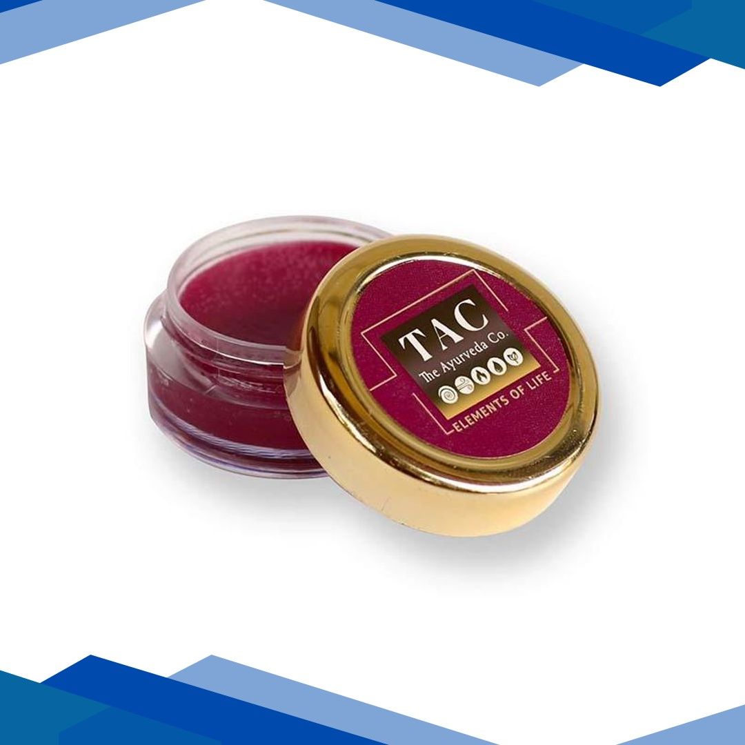 TAC The Ayurveda Co. Beetroot Lip Balm – Shea Butter and Cocoa Butter 5 gm