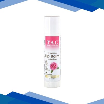 TAC The Ayurveda Co. Lip Balm – Tinted Pink Indian Rose 5 gm