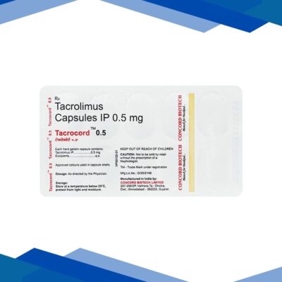 TACROCORD 0.5mg Capsule 10’s