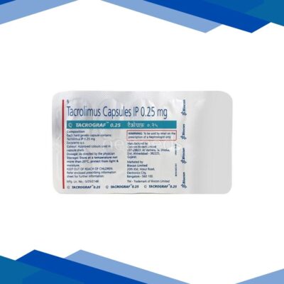 Tacrograf 0.25mg Capsule 10’S