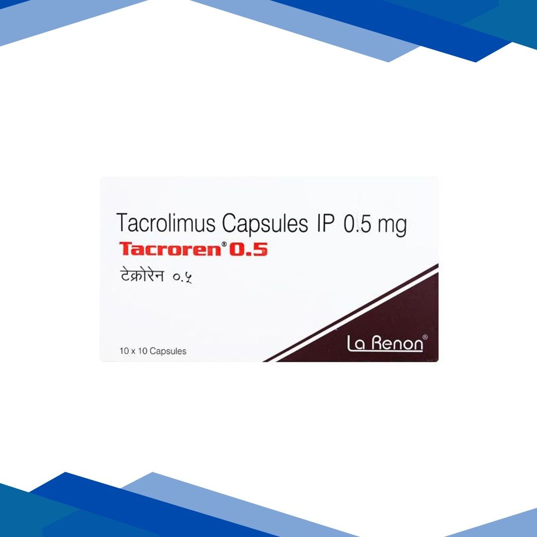 Tacroren 0.5mg Capsule 10’S