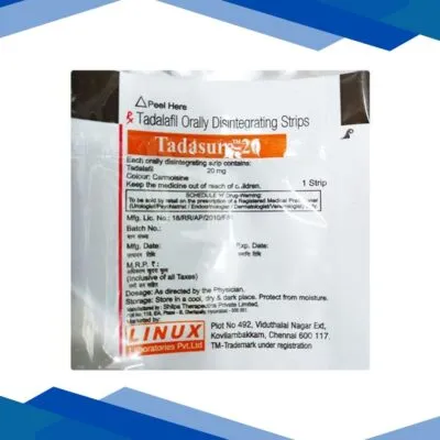 Tadasure 20mg Strip 1’S