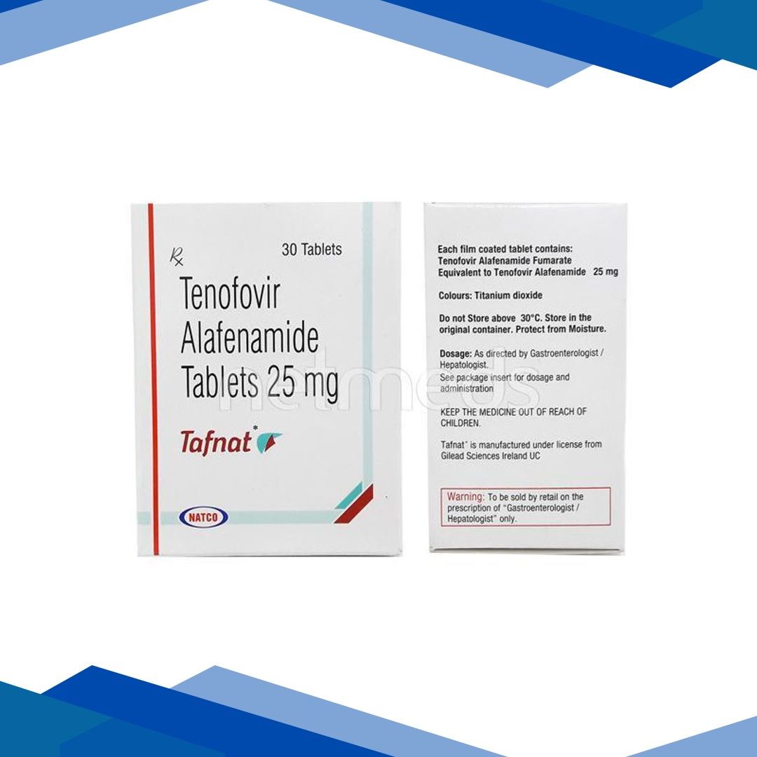 Tafnat 25mg Tablet 30’S