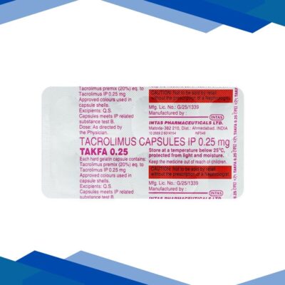 Takfa 0.25mg Capsule 10’S