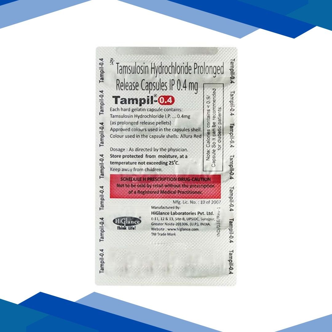 TAMPIL 0.4mg Capsule 10’s