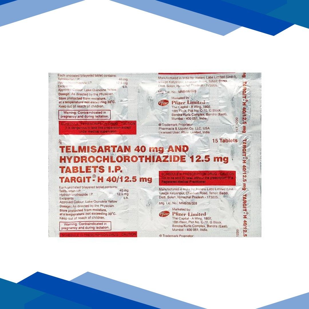 Targit H 40/12.5mg Tablet 15’S