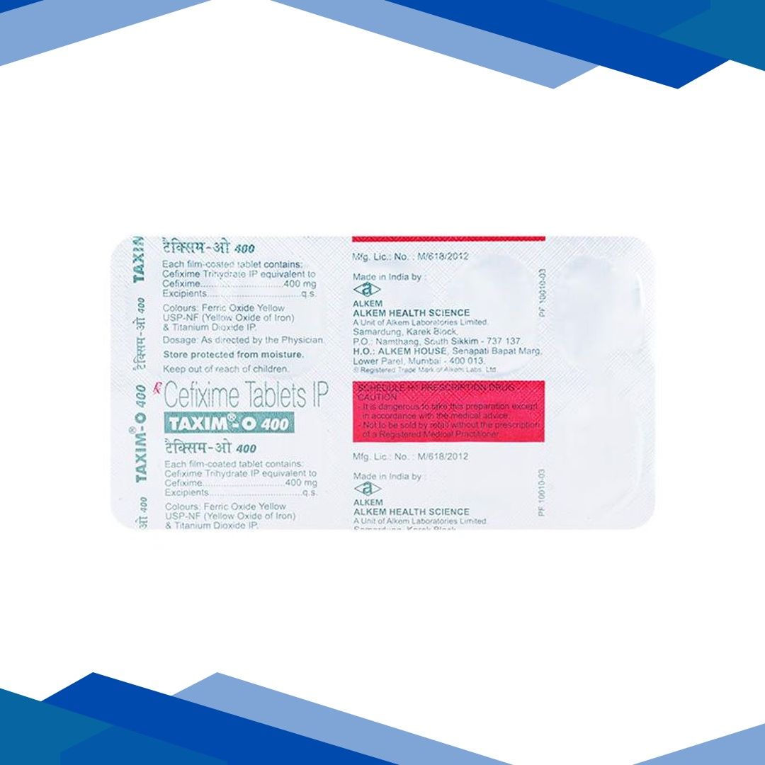 Taxim O 400mg Tablet 10’S