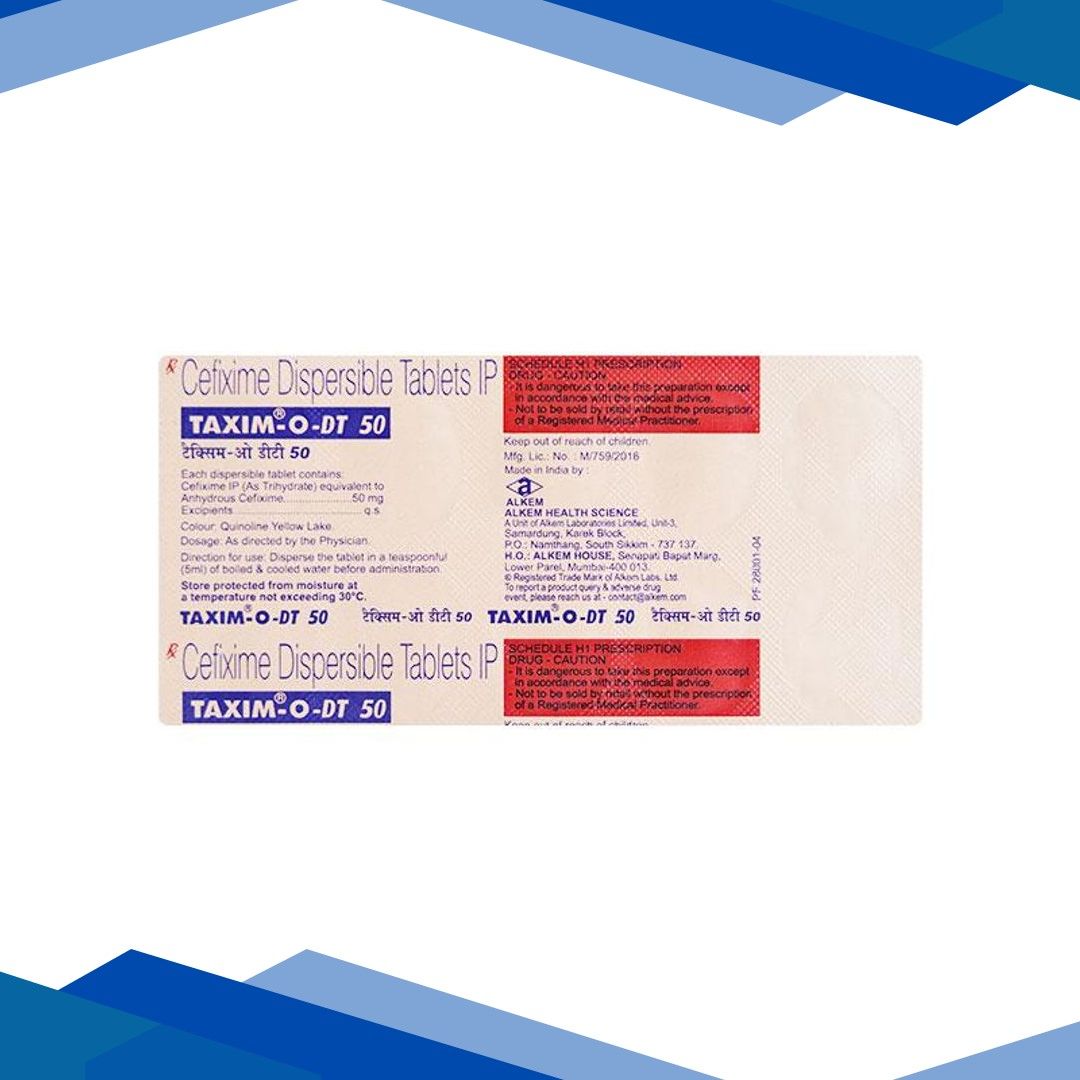 Taxim O DT 50mg Tablet 10’S