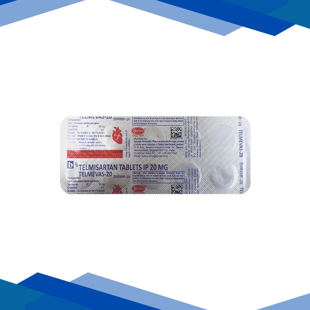 TELMEVAS 20 Tablet 10’s