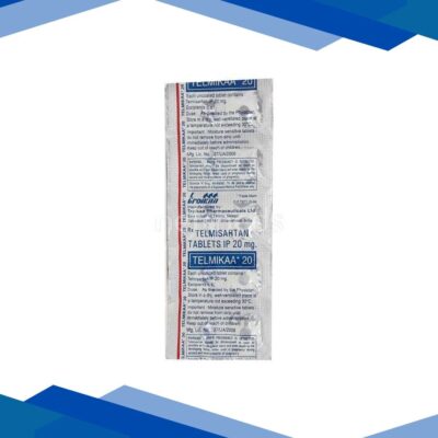 Telmikaa 20mg Tablet 10’S