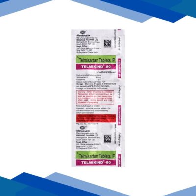 Telmikind 80mg Tablet 10’S