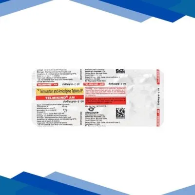 Telmikind AM 40mg Tablet 10’S