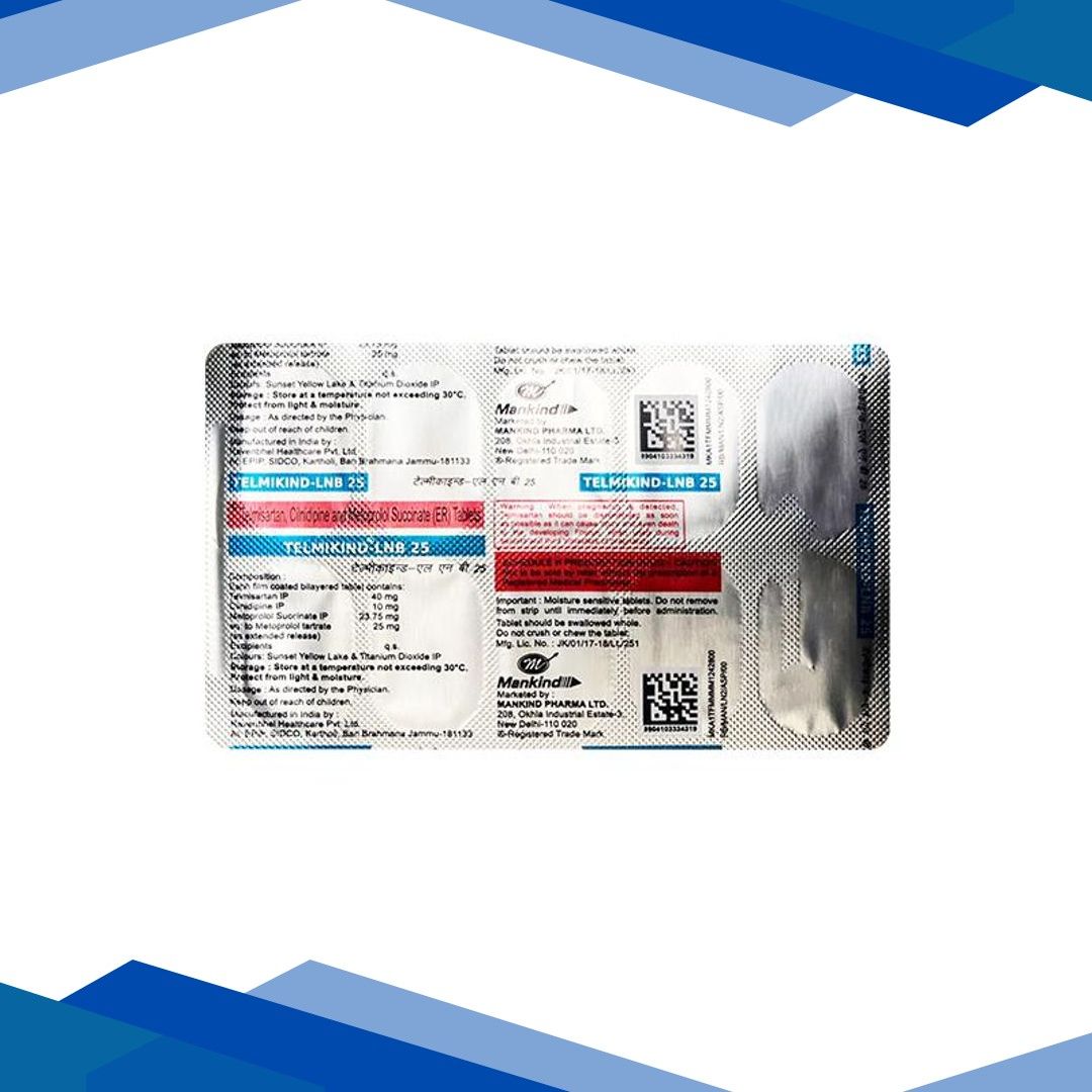 TELMIKIND LNB 25 Tablet 10’s