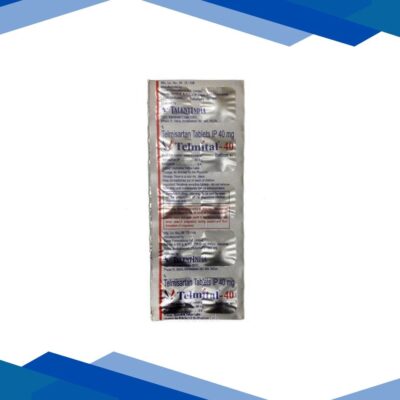 Telmital 40mg Tablet 10’S