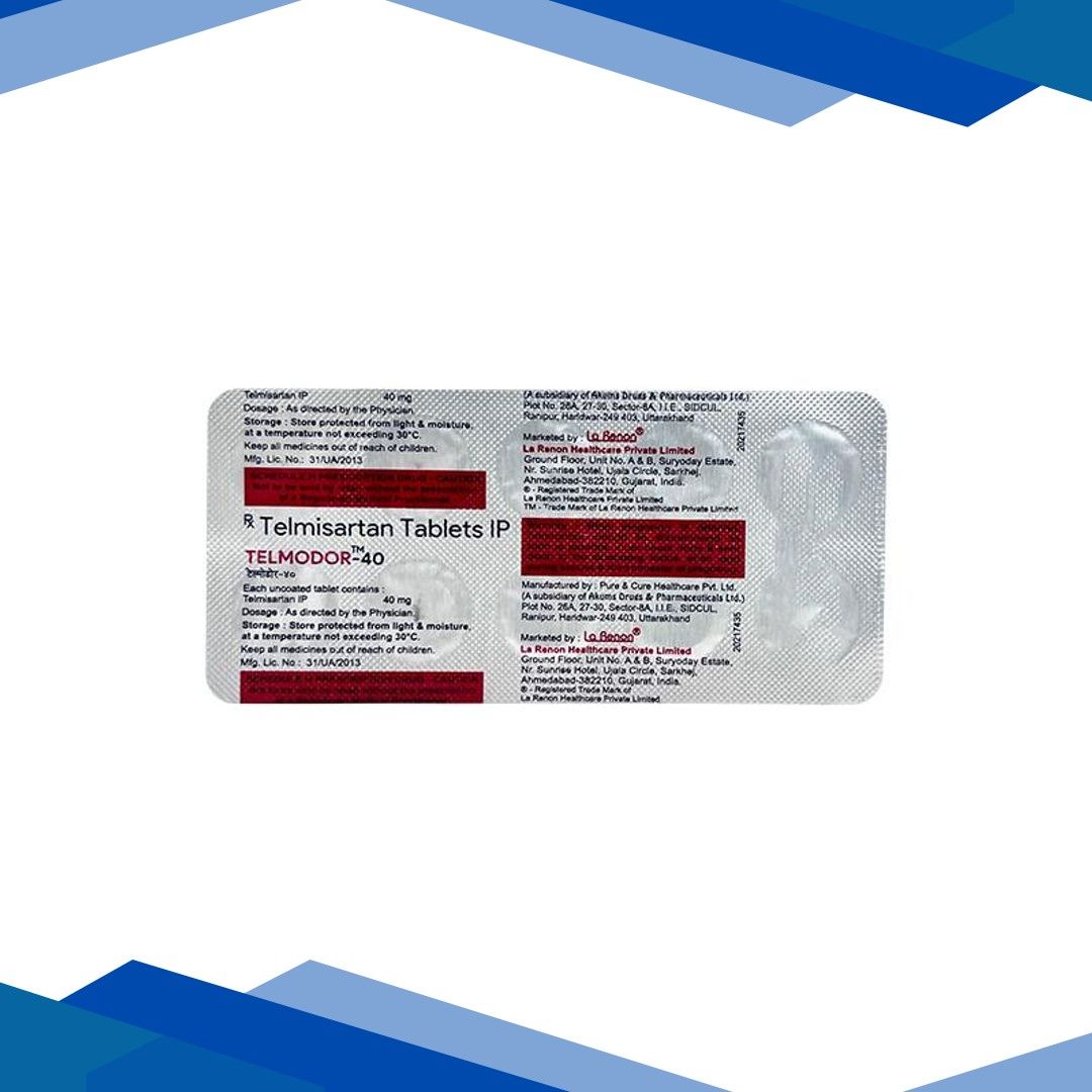 TELMODOR 40 Tablet 10’s