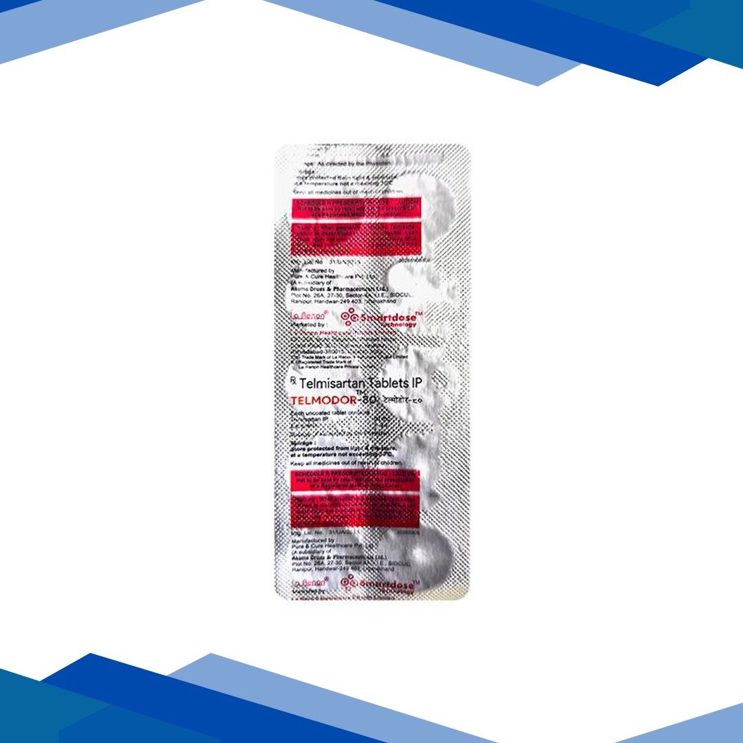 TELMODOR 80 Tablet 10’s