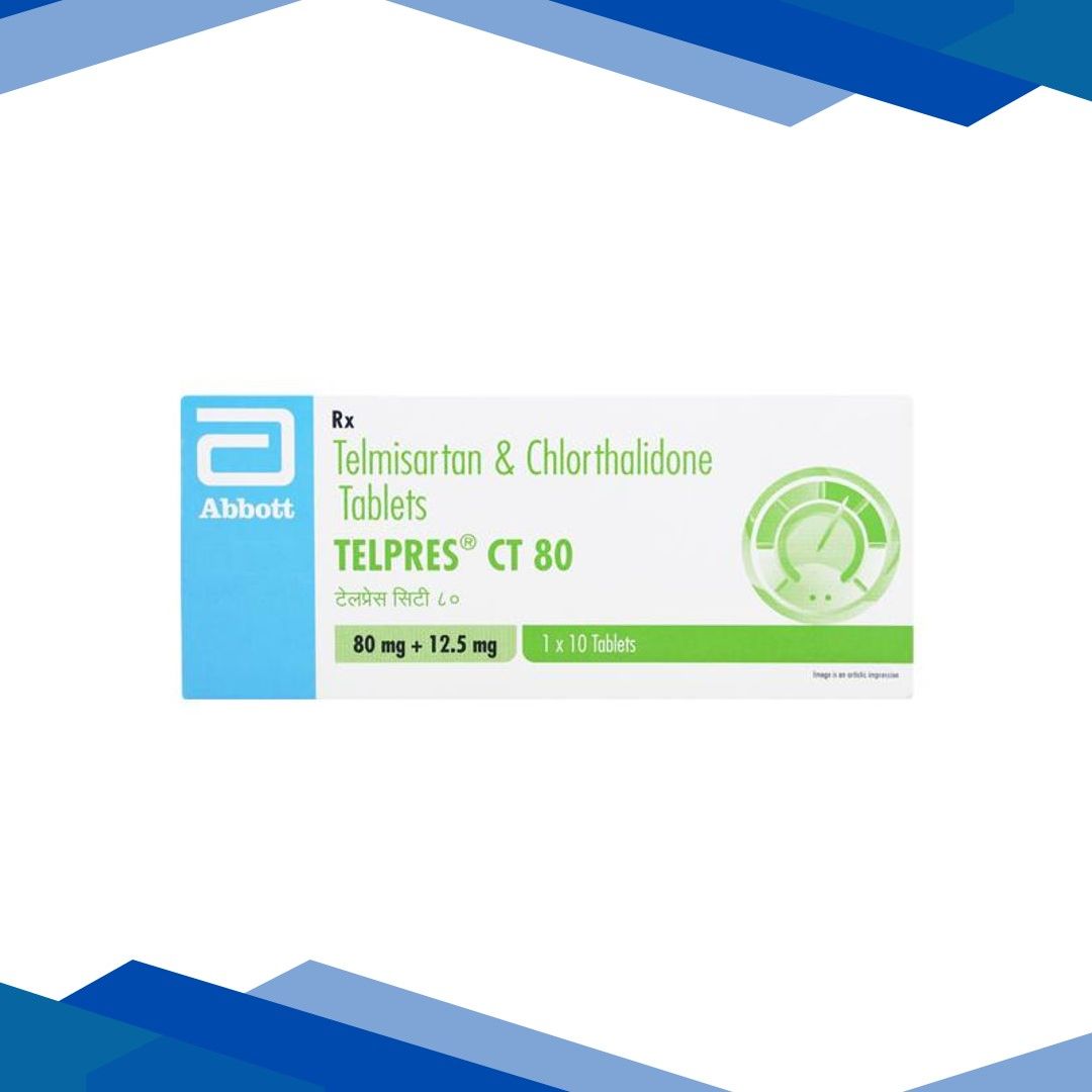 Telpres CT 80/12.5mg Tablet 10’S