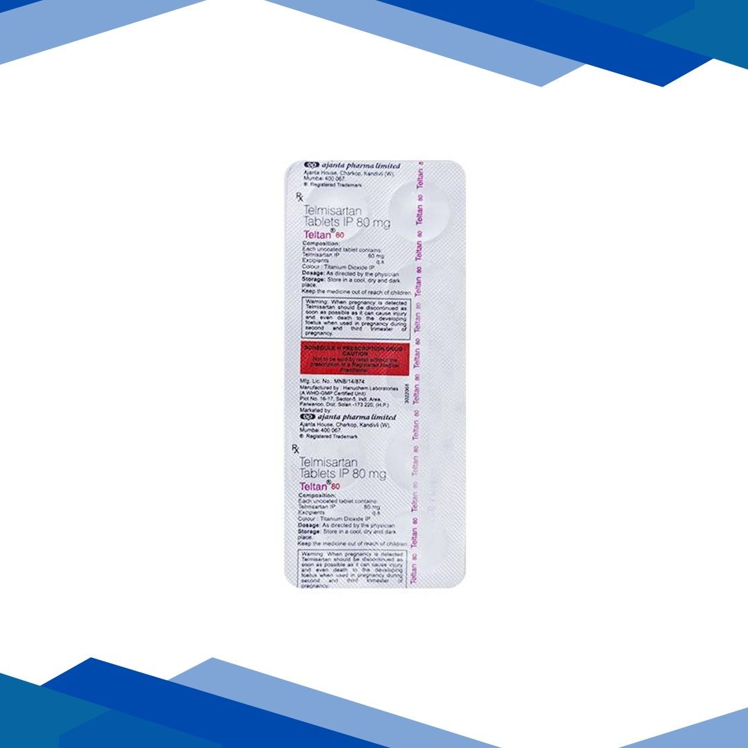 TELTAN 80mg Tablet 10’s