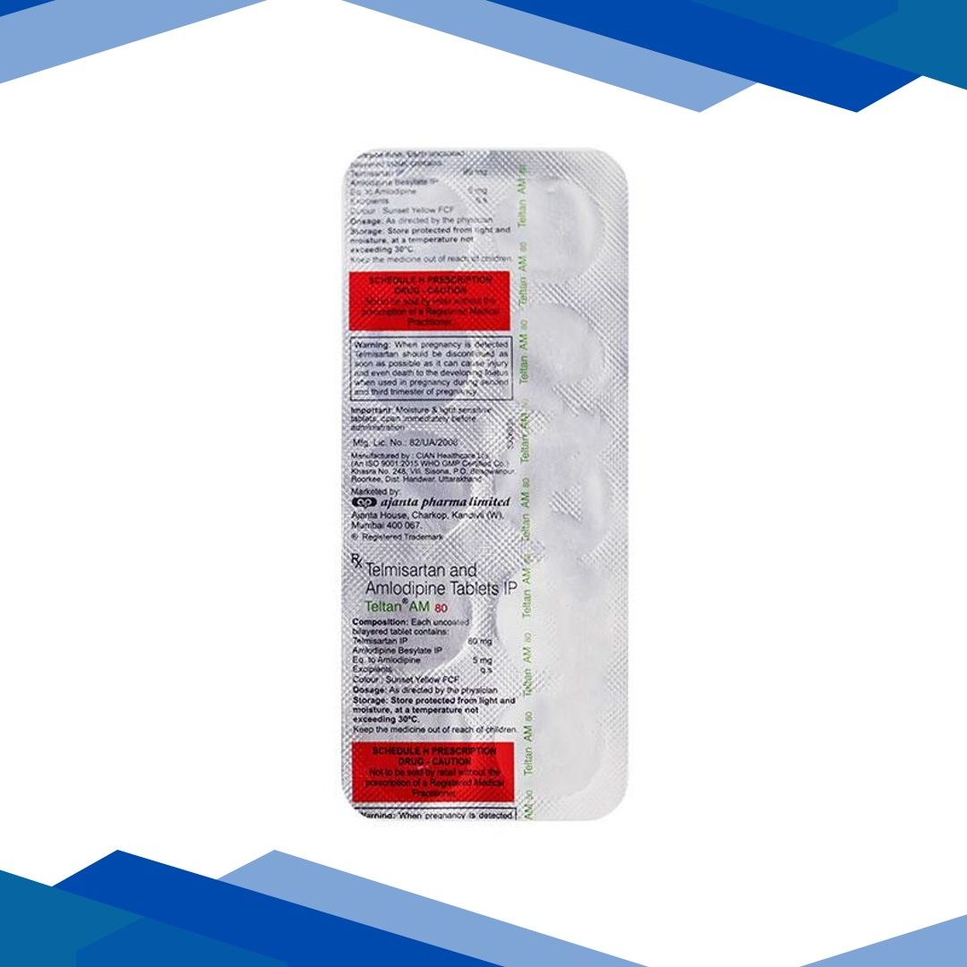 TELTAN AM 80mg Tablet 10’s