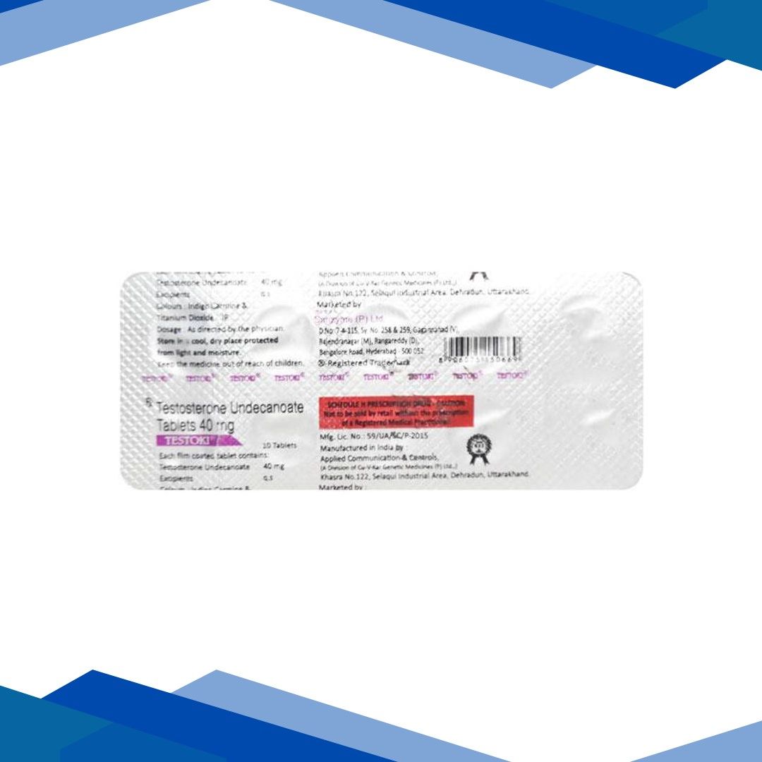Testoki 40mg Tablet 10’S