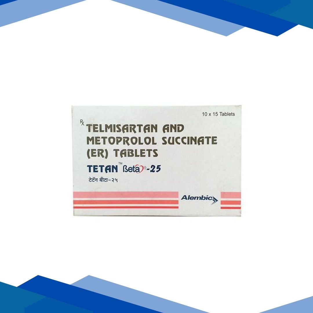 Tetan Beta 25mg Tablet 15’S