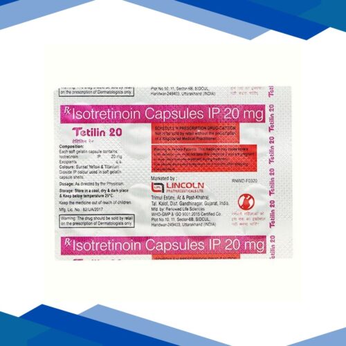 Tetilin 20mg Capsule 10’S