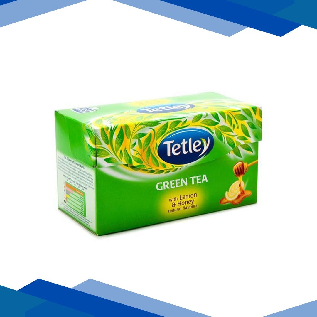 Tetley Green Tea with Lemon & Honey Natural Flavours 25’s