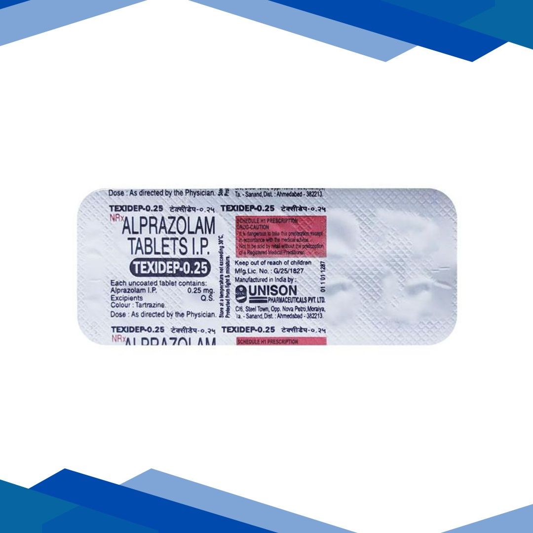 Texidep 0.25mg Tablet 10’S