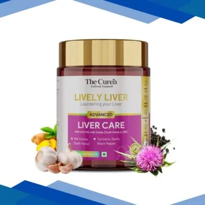 The Curen Lively Liver Advanced Liver Care Veg Capsule 60’s